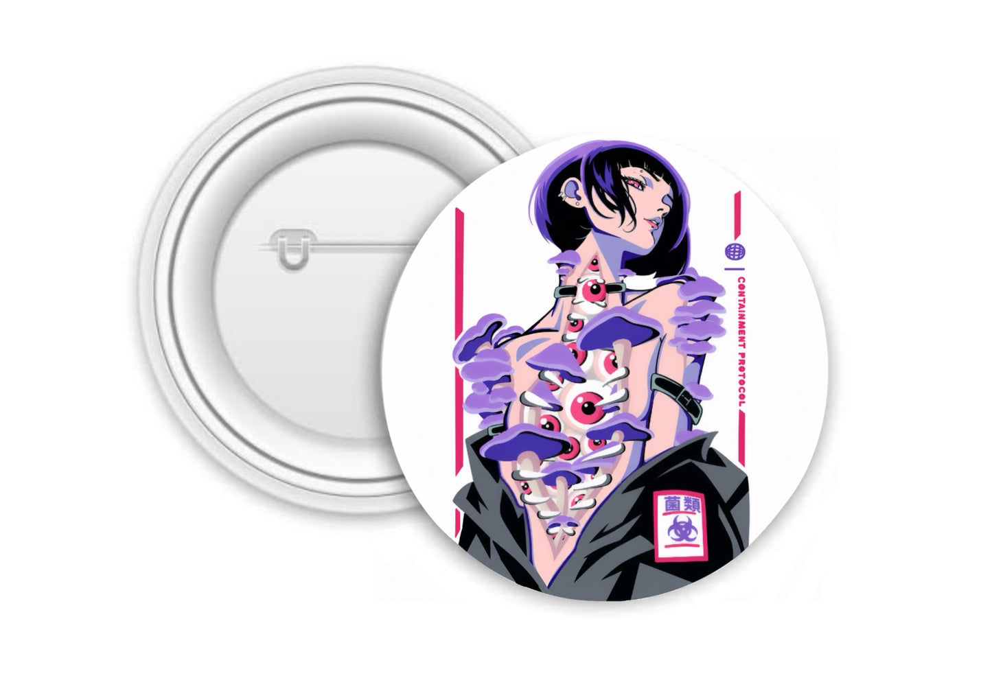 “Mycelium FG-09” 2.25in Pinback Button
