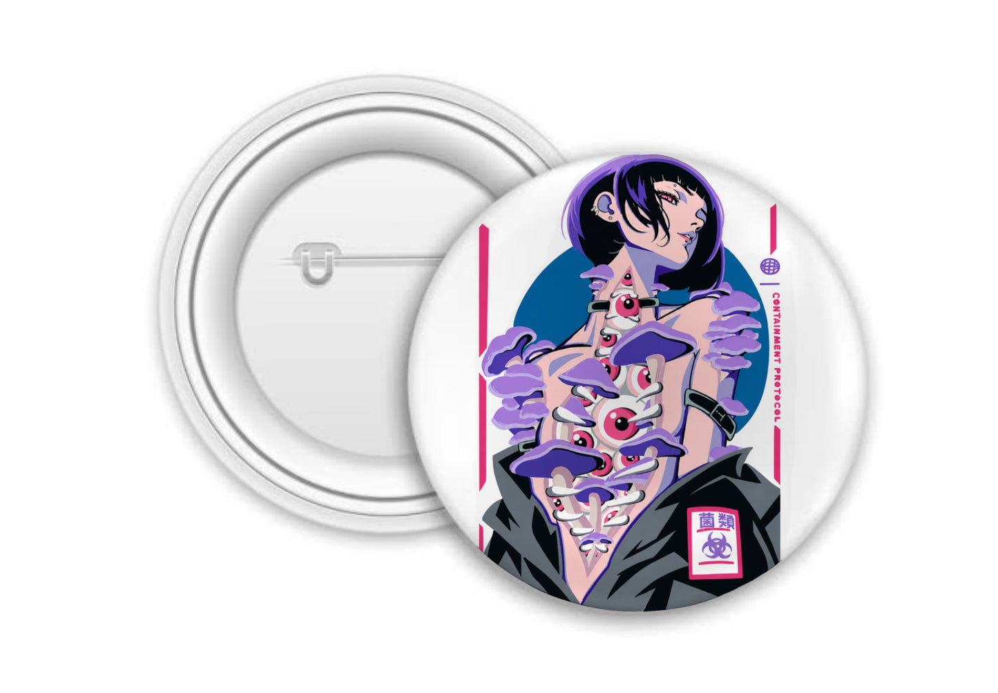 “Mycelium FG-09” 2.25in Pinback Button