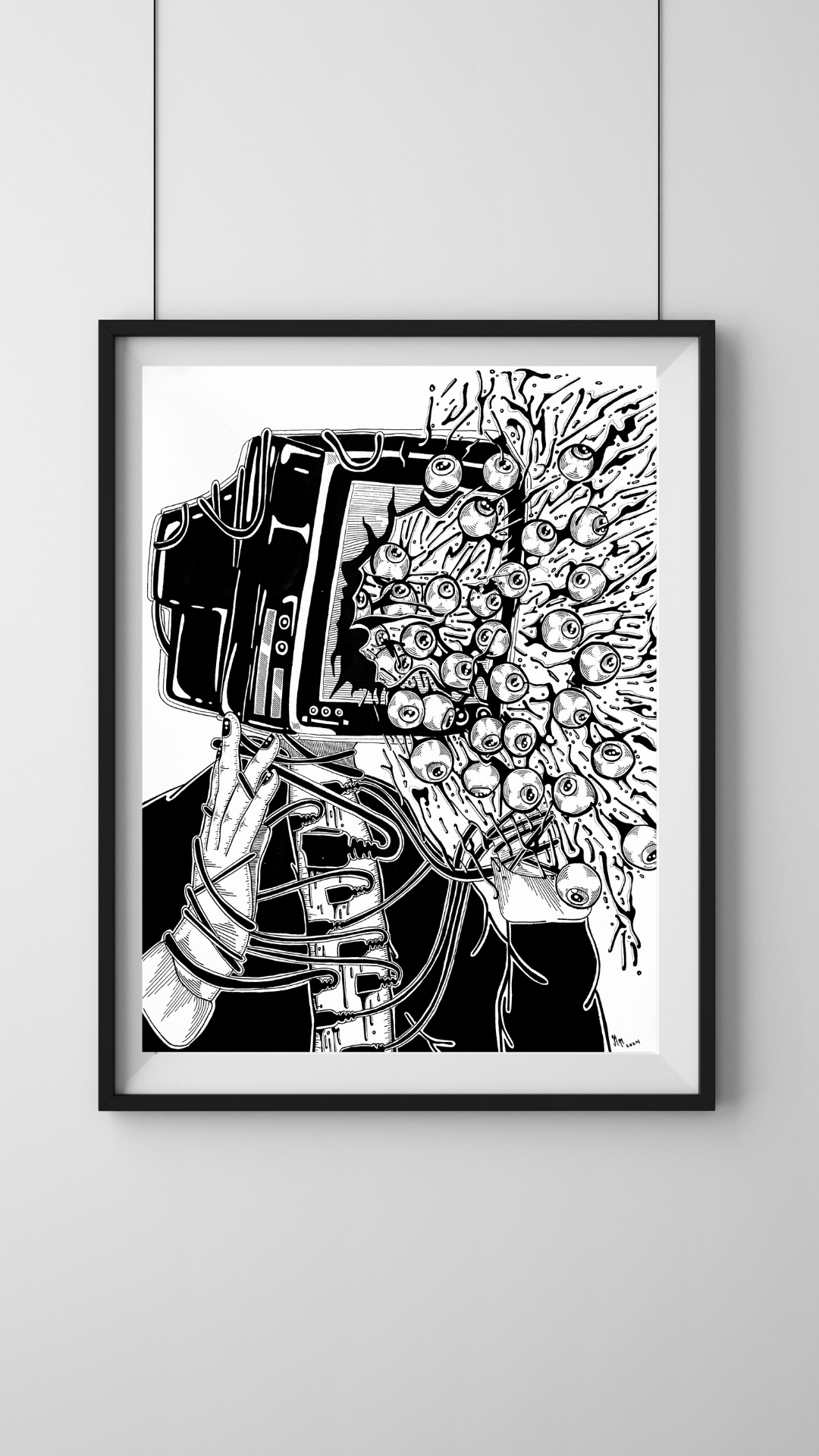 "Viewer Discretion" Art Print