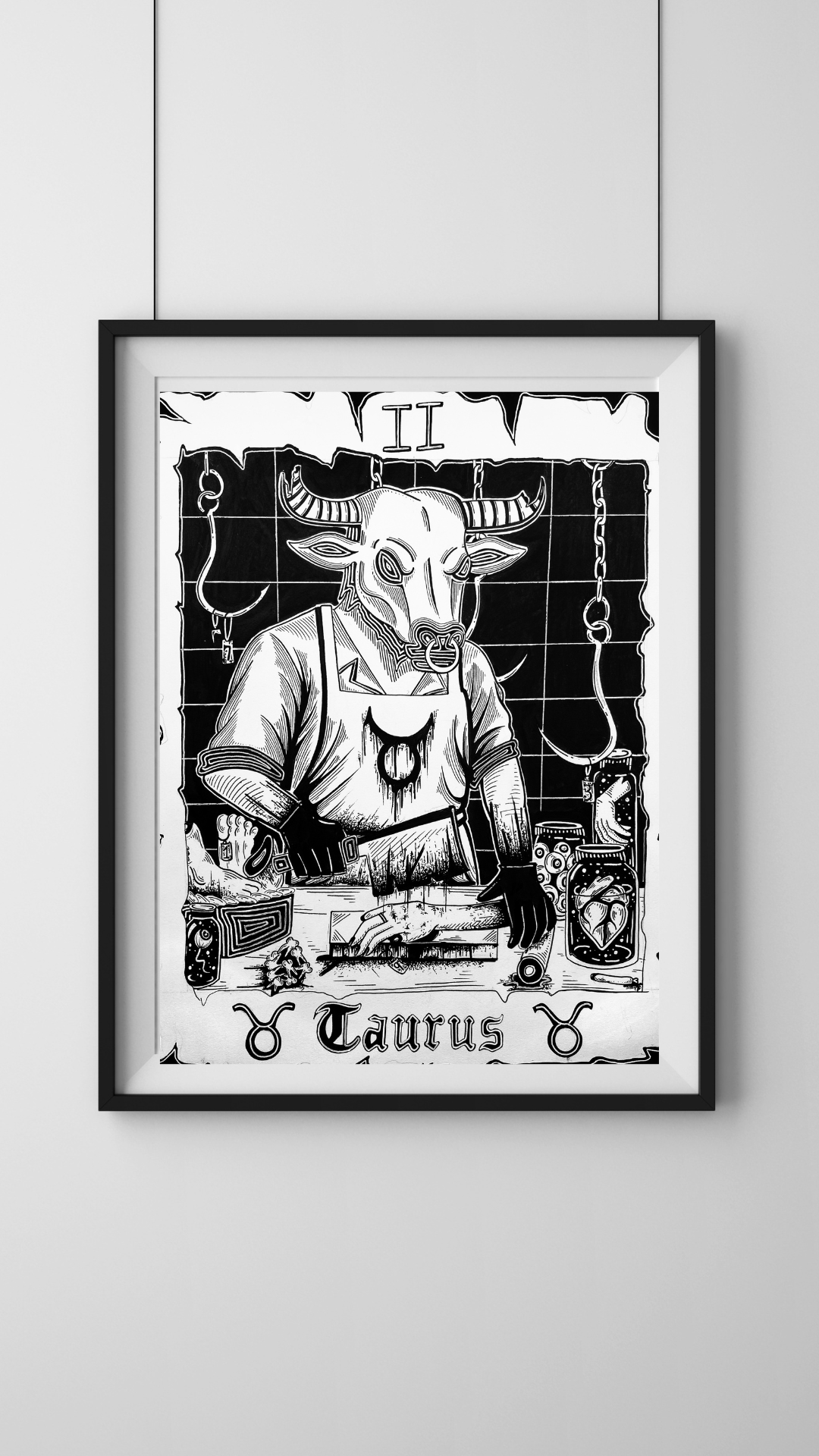"Zodiac Collection: The Taurus" Art Print