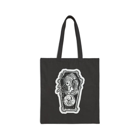 "Fortune" Inktober 2023 Cotton Canvas Tote Bag