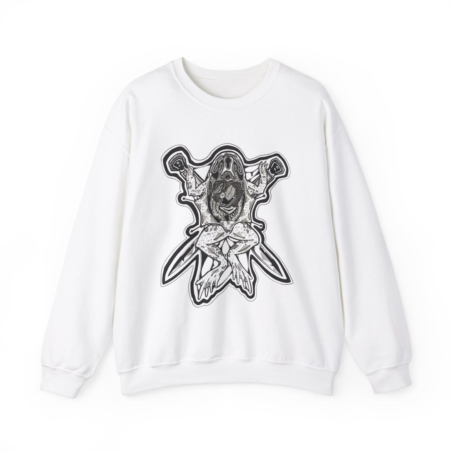 "Toad" Inktober 2023 Unisex Heavy Blend™ Crewneck Sweatshirt