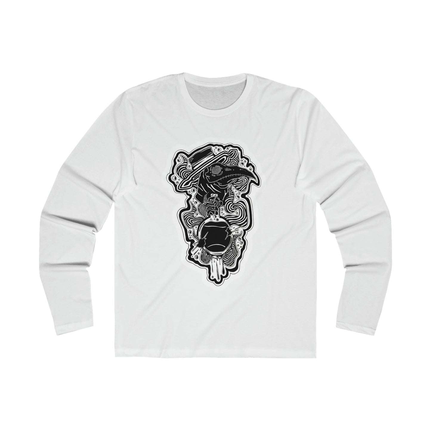 "Drip" Inktober 2023 Men's Long Sleeve Crew Tee