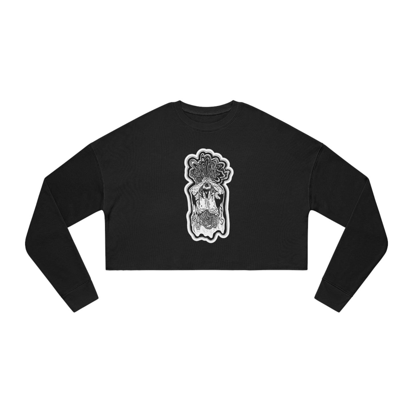 "Dream" Inktober 2023 Women's Cropped Sweatshirt