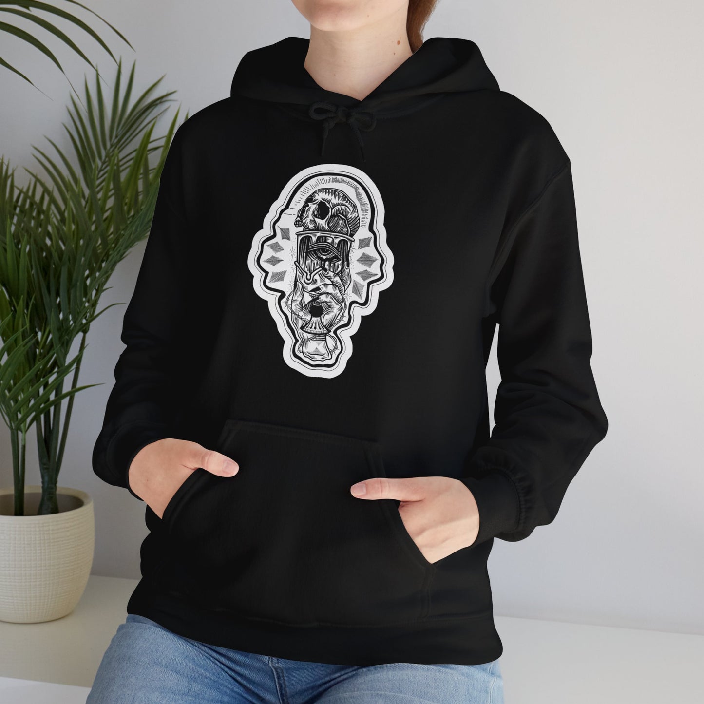 "Golden" Inktober 2023 Unisex Heavy Blend™ Hooded Sweatshirt