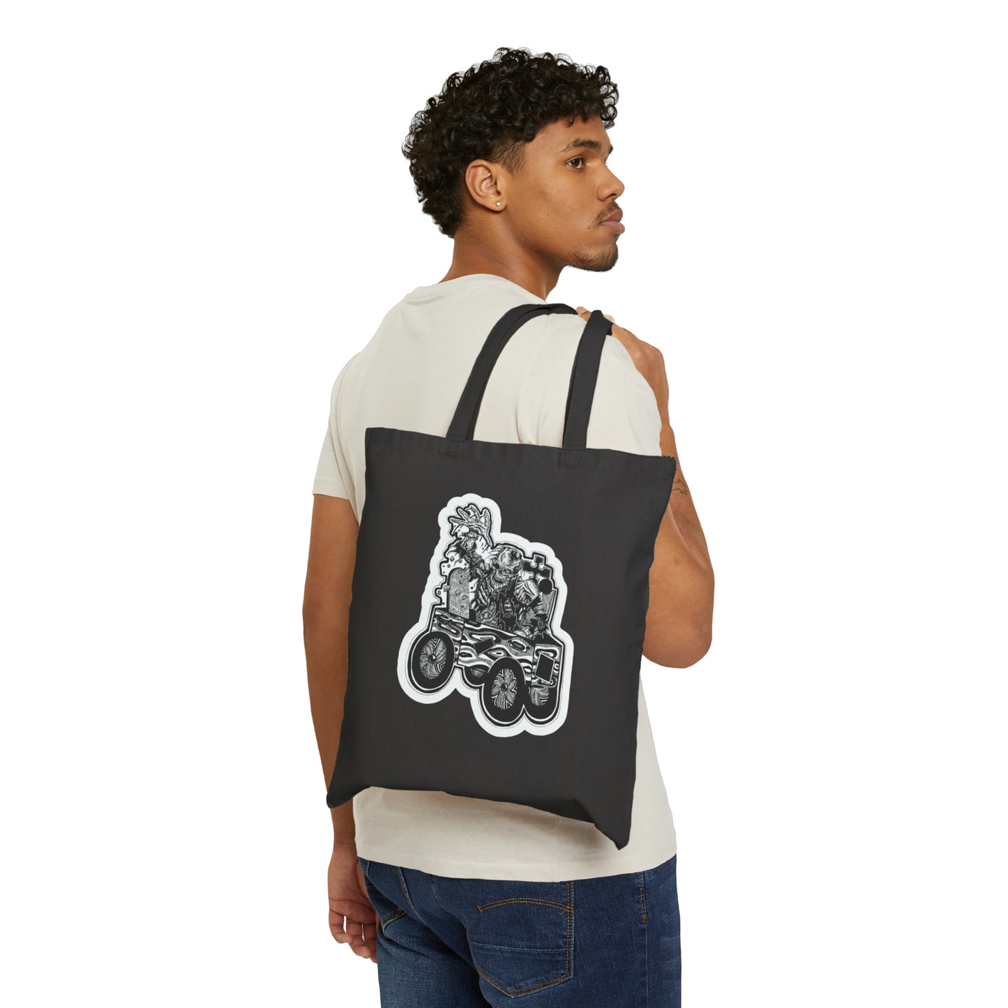 "Wander" Inktober 2023 Cotton Canvas Tote Bag