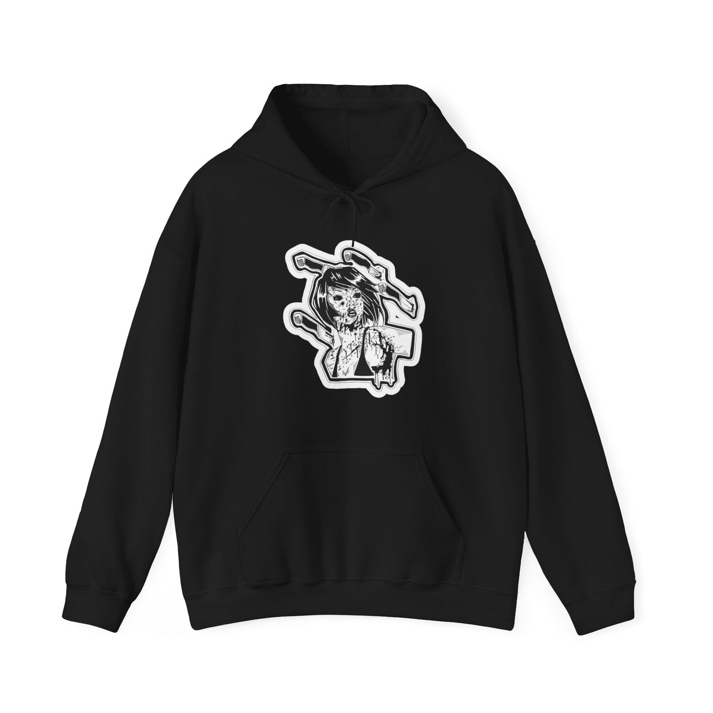 "Dodge" Inktober 2023 Unisex Heavy Blend™ Hooded Sweatshirt