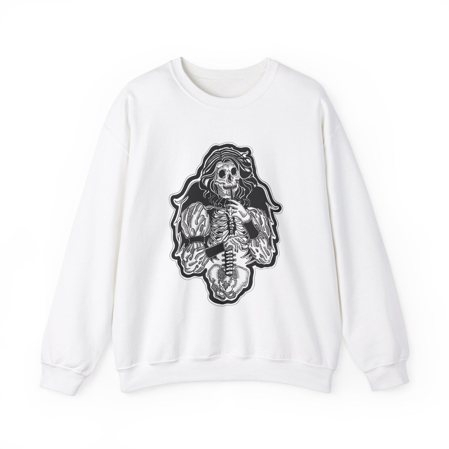 "Angel" Inktober 2023 Unisex Heavy Blend™ Crewneck Sweatshirt