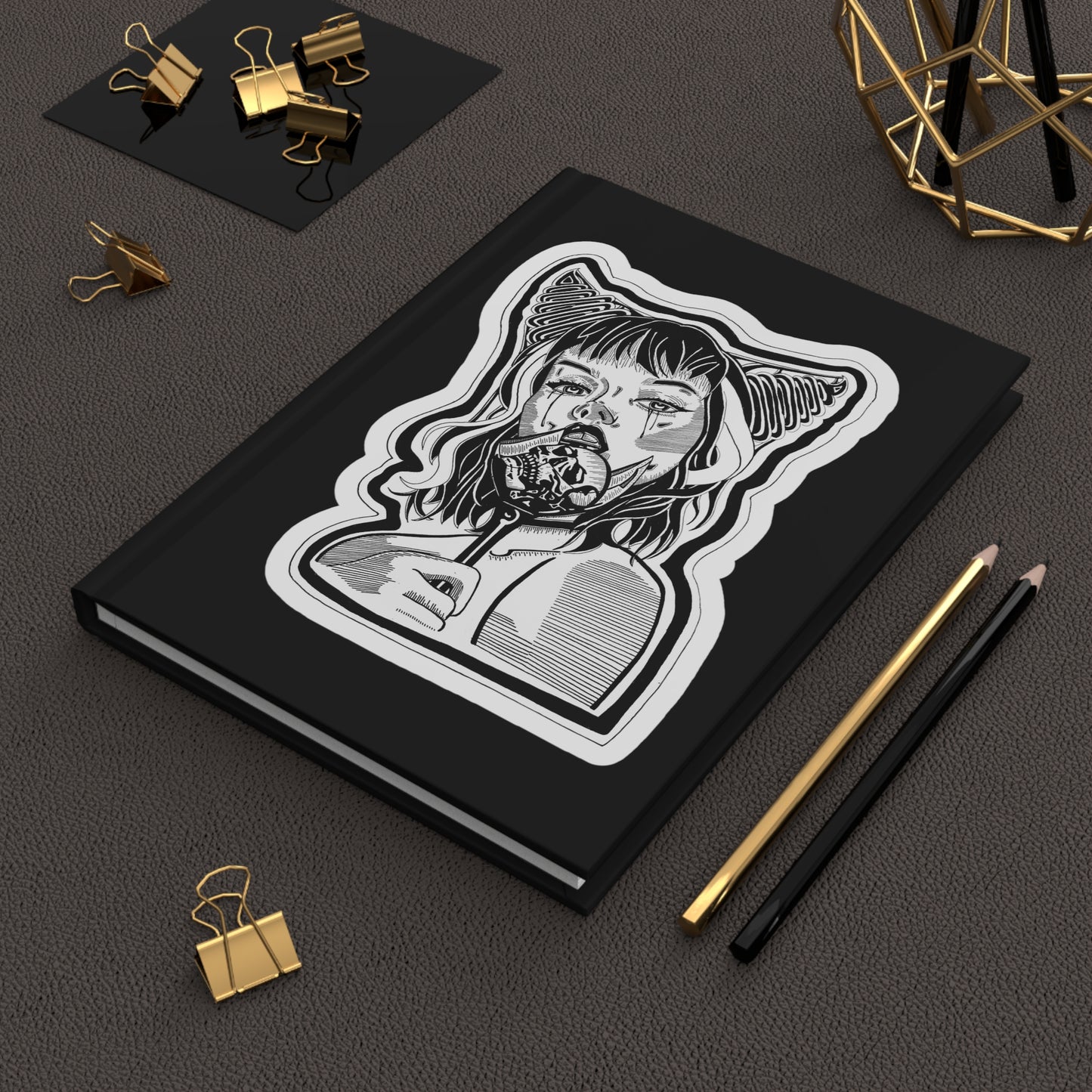 "Demon" Inktober 2023 Hardcover Journal Matte