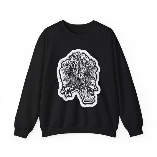 "Path" Inktober 2023 Unisex Heavy Blend™ Crewneck Sweatshirt