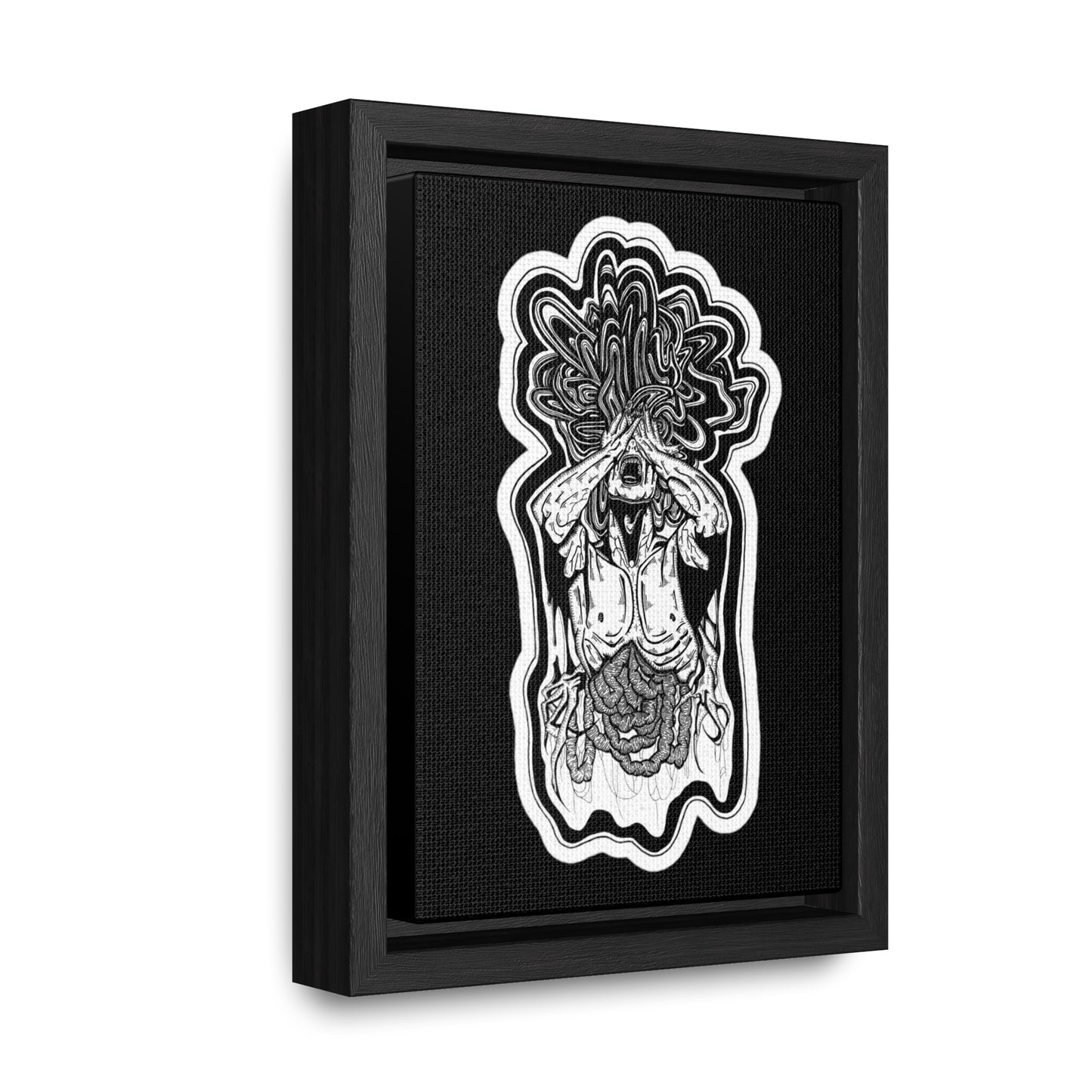 "Dream" Inktober 2023 Gallery Canvas Wraps, Vertical Frame