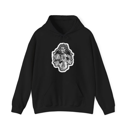 "Angel" Inktober 2023 Unisex Heavy Blend™ Hooded Sweatshirt