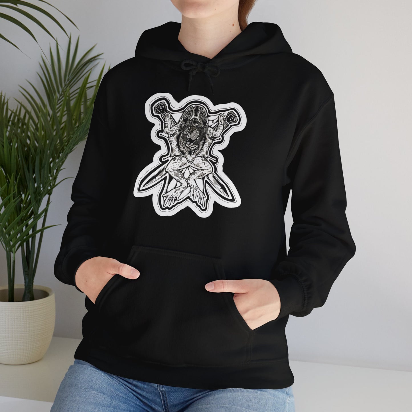 "Toad" Inktober 2023 Unisex Heavy Blend™ Hooded Sweatshirt