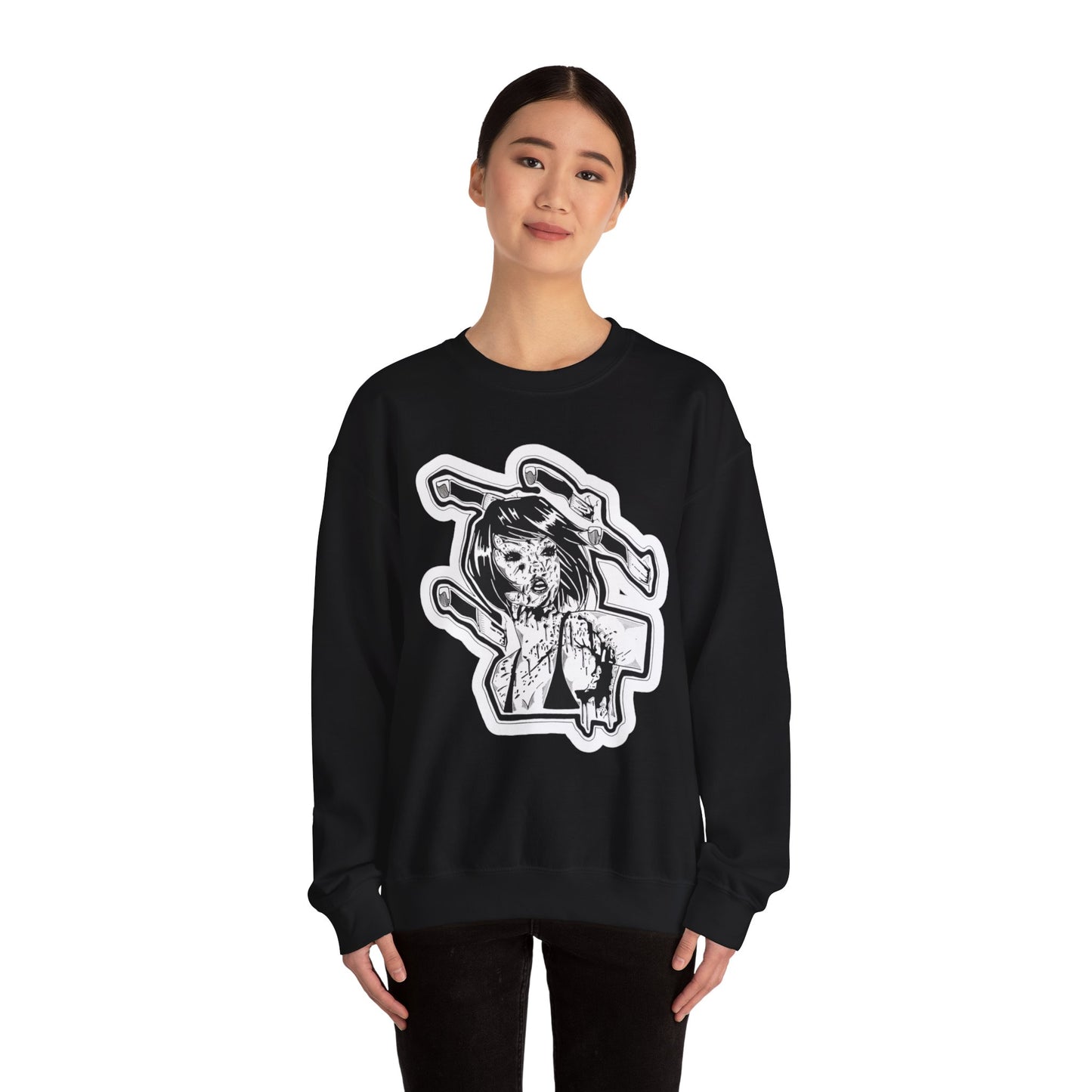 "Dodge" Inktober 2023 Unisex Heavy Blend™ Crewneck Sweatshirt