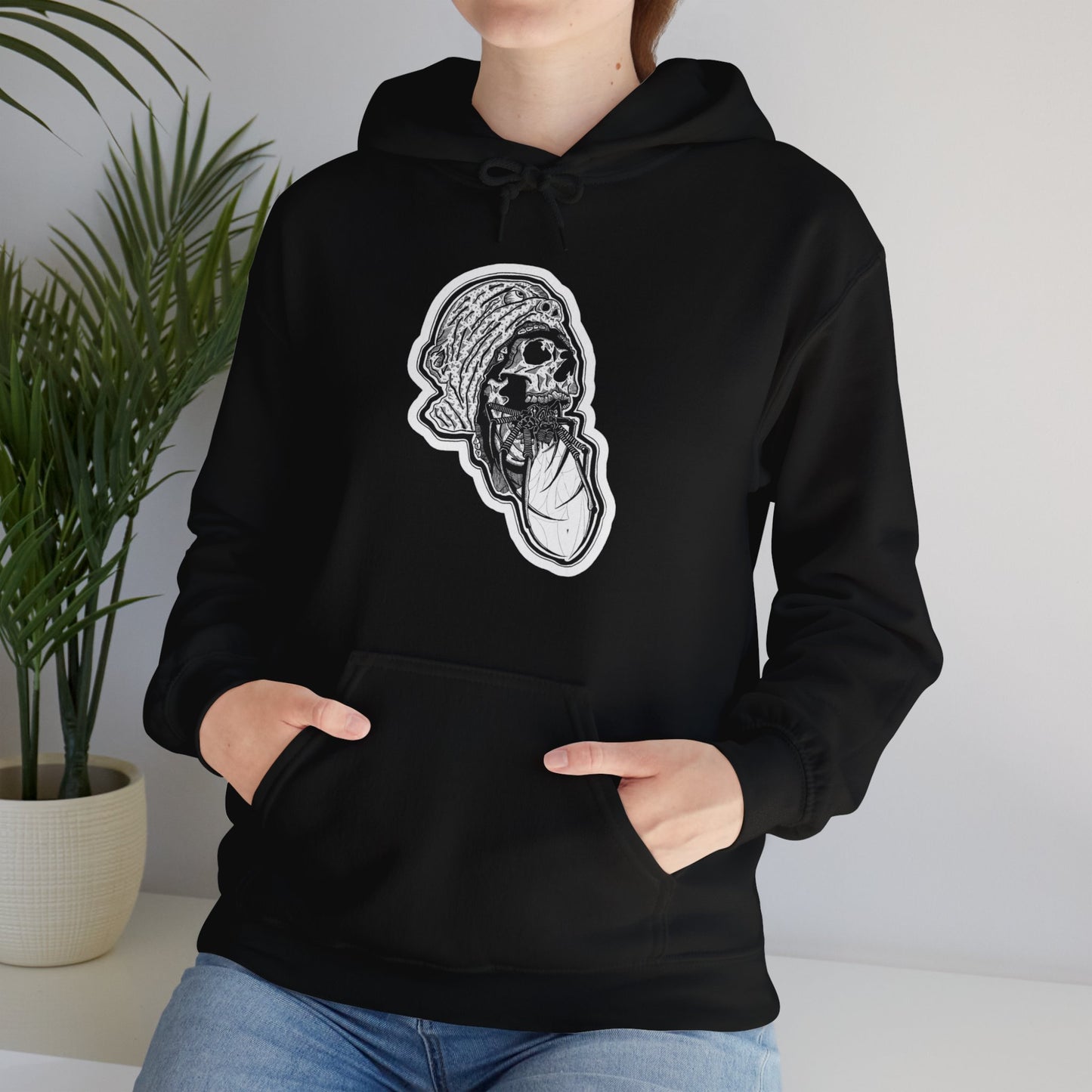 "Spider" Inktober 2023 Unisex Heavy Blend™ Hooded Sweatshirt