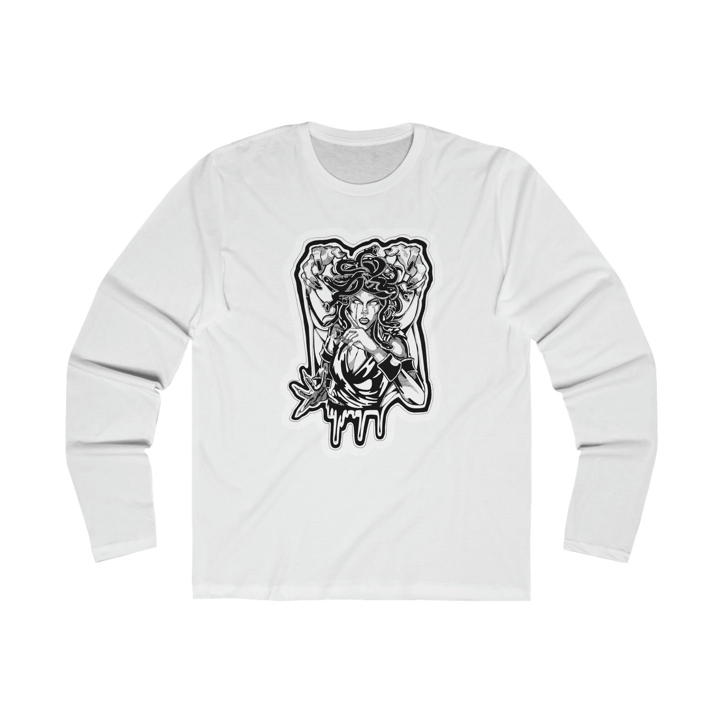 "Plump" Inktober 2023 Men's Long Sleeve Crew Tee