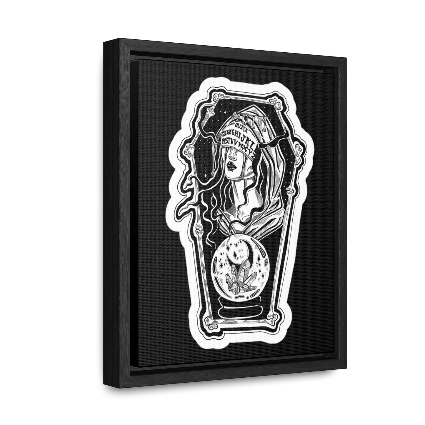 "Fortune" Inktober 2023 Gallery Canvas Wraps, Vertical Frame