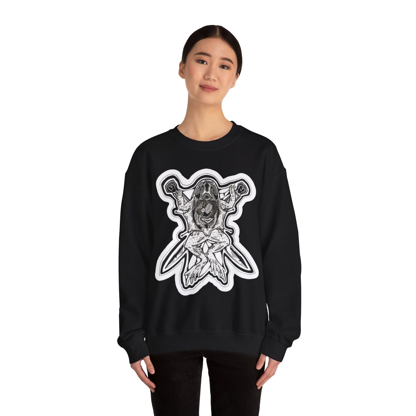 "Toad" Inktober 2023 Unisex Heavy Blend™ Crewneck Sweatshirt