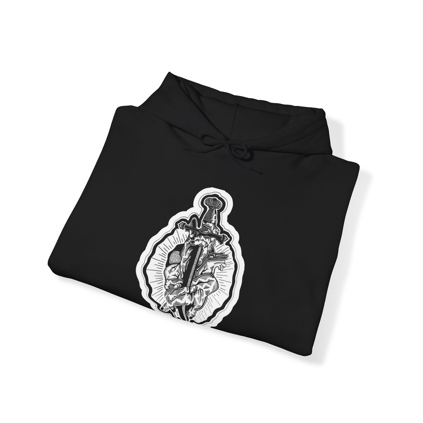 "Dagger" Inktober 2023 Unisex Heavy Blend™ Hooded Sweatshirt