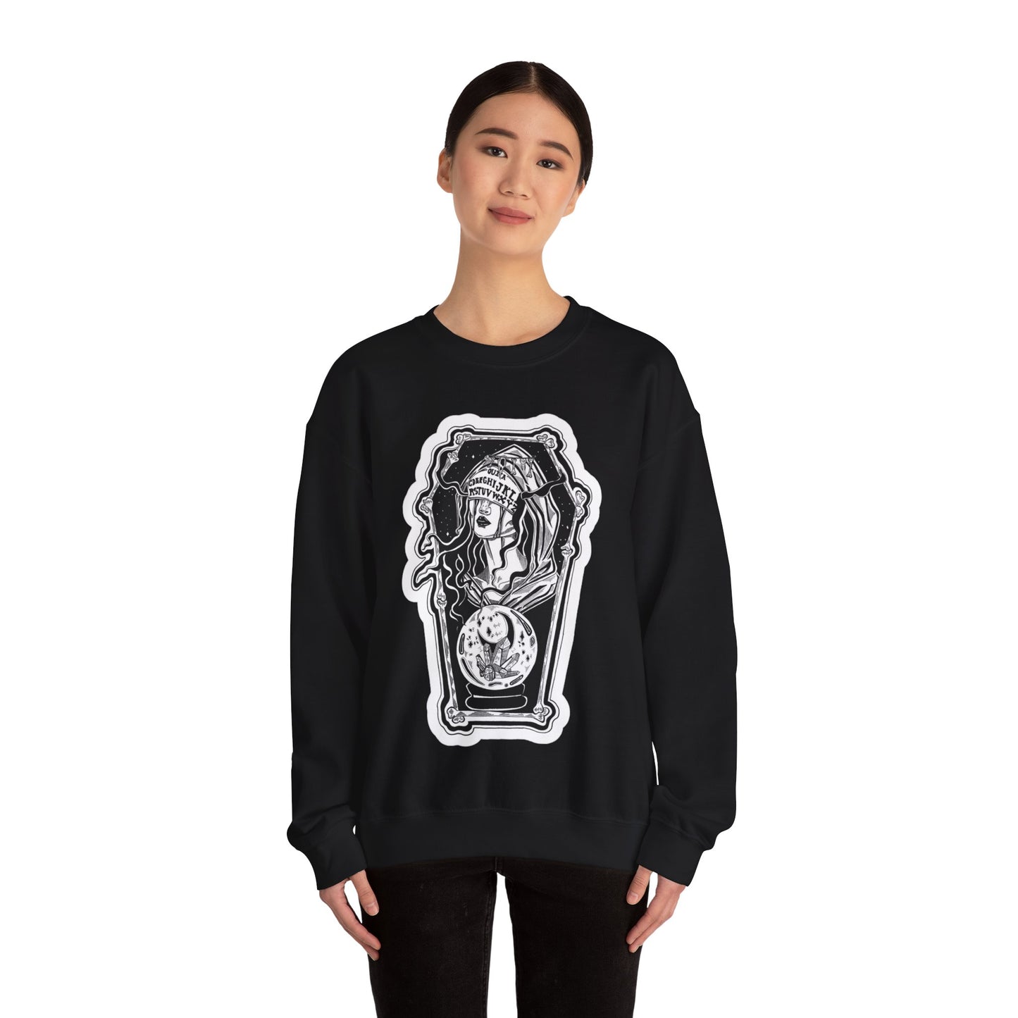 "Fortune" Inktober 2023 Unisex Heavy Blend™ Crewneck Sweatshirt