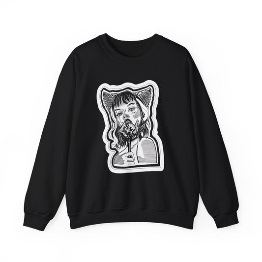 "Demon" Inktober 2023 Unisex Heavy Blend™ Crewneck Sweatshirt