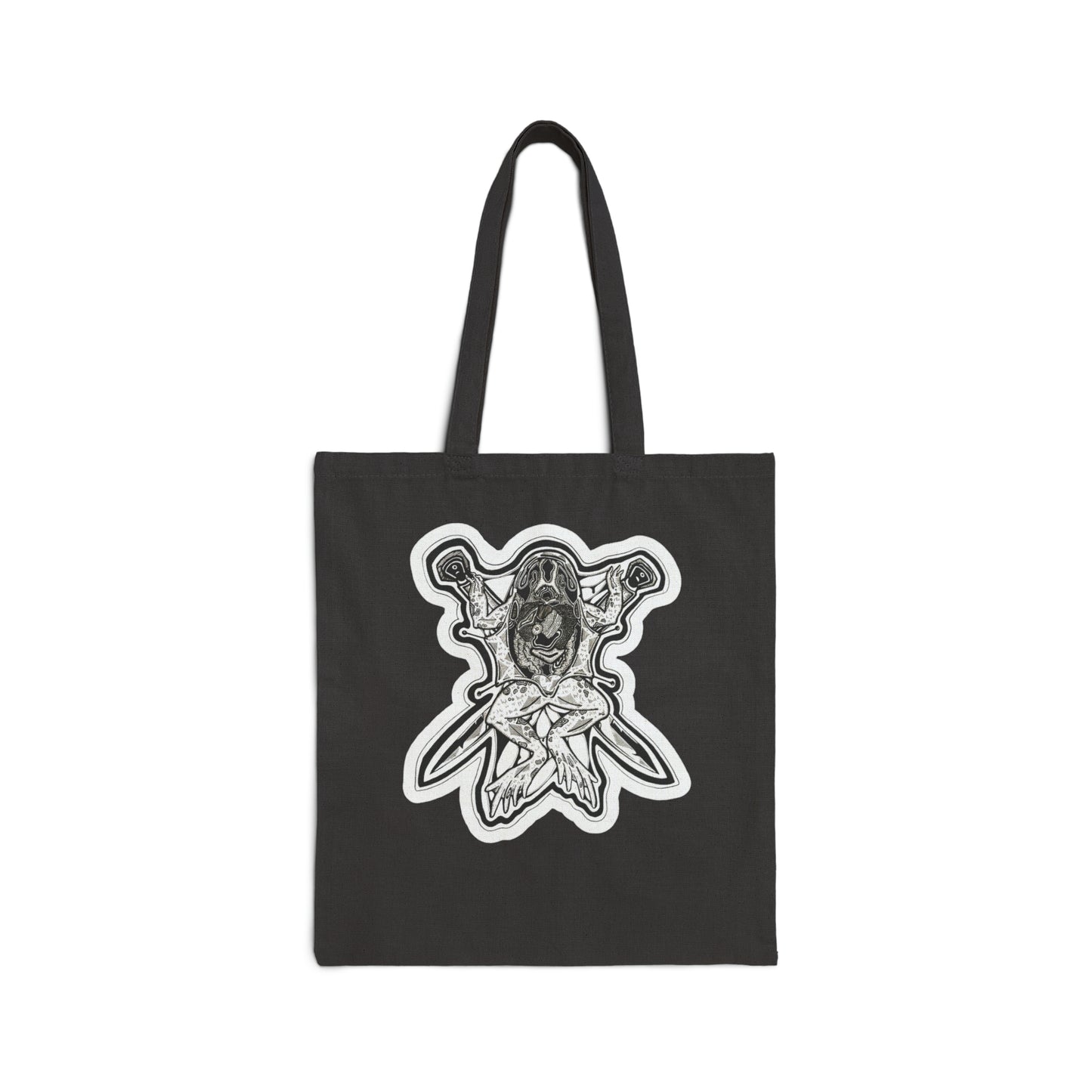 "Toad" Inktober 2023 Cotton Canvas Tote Bag