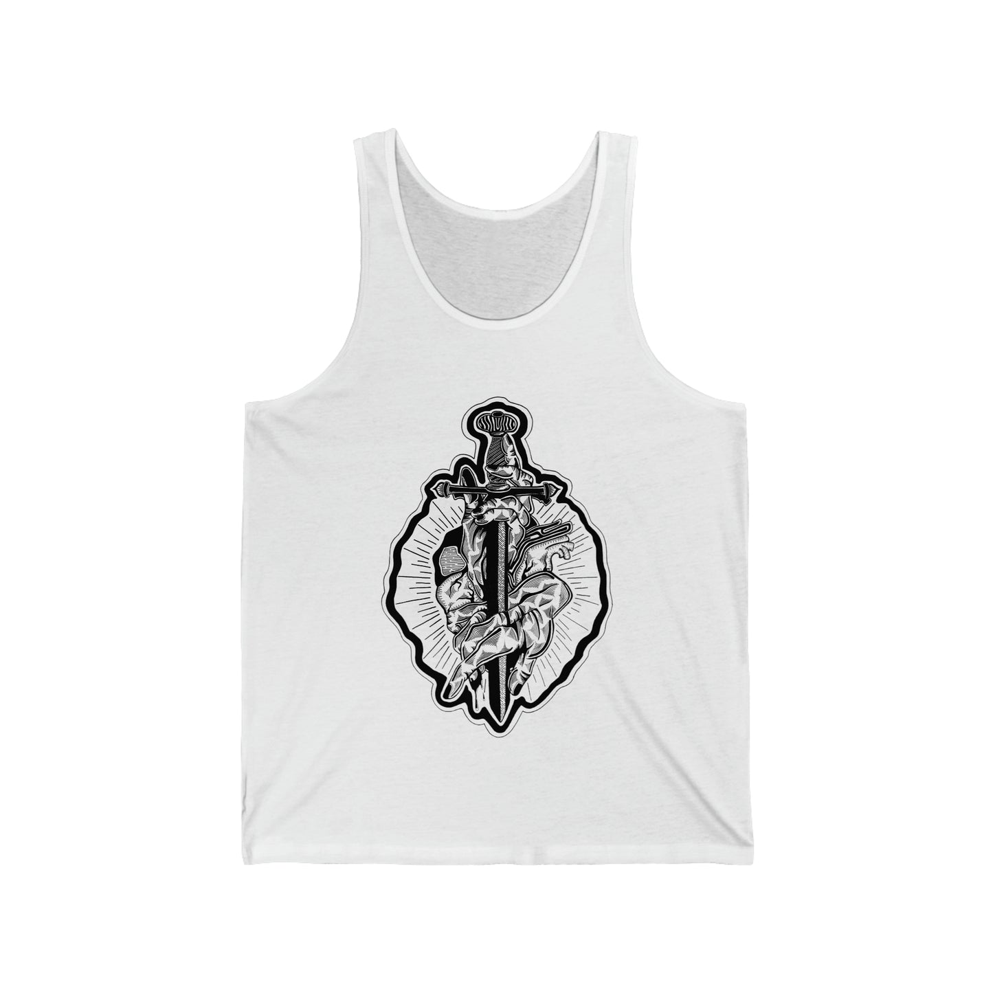 "Dagger" Inktober 2023 Unisex Jersey Tank