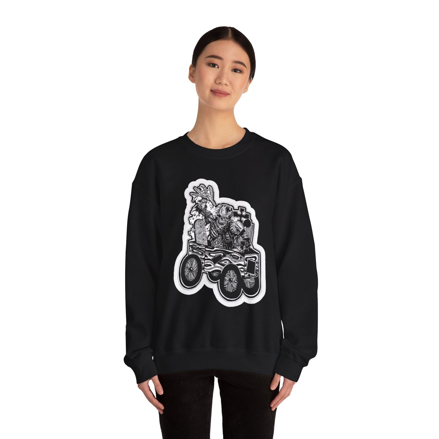 "Wander" Inktober 2023 Unisex Heavy Blend™ Crewneck Sweatshirt