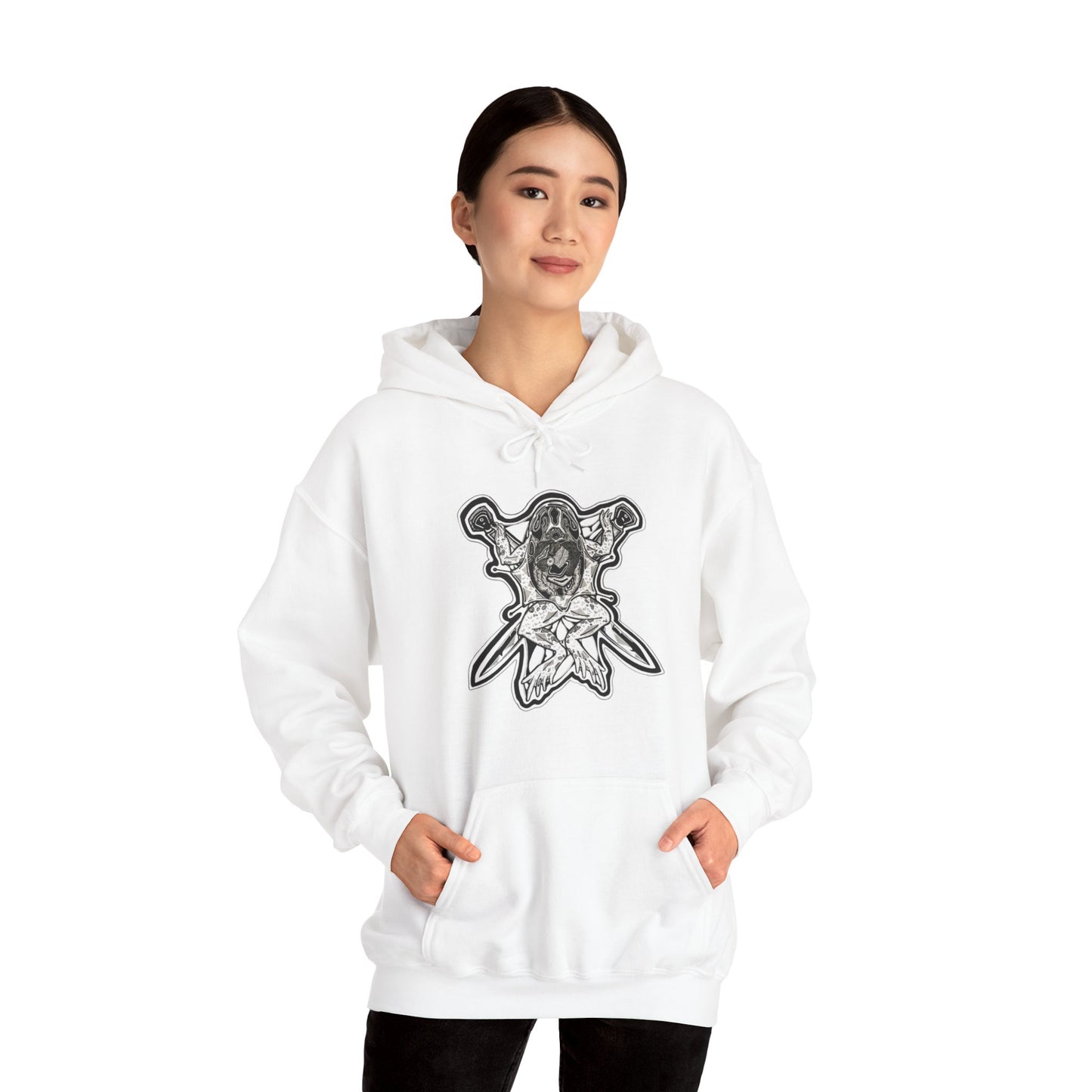 "Toad" Inktober 2023 Unisex Heavy Blend™ Hooded Sweatshirt