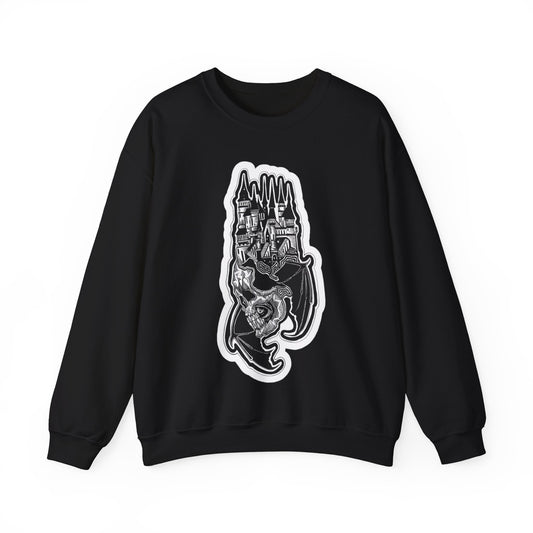 "Castle" Inktober 2023 Unisex Heavy Blend™ Crewneck Sweatshirt