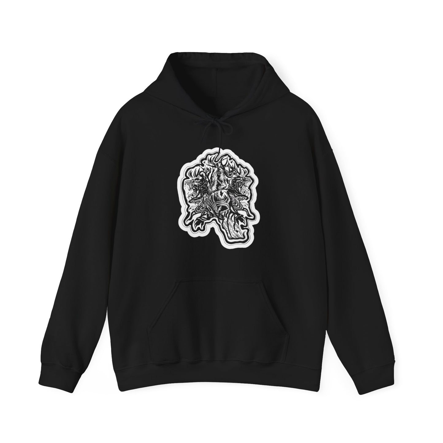 "Path" Inktober 2023 Unisex Heavy Blend™ Hooded Sweatshirt