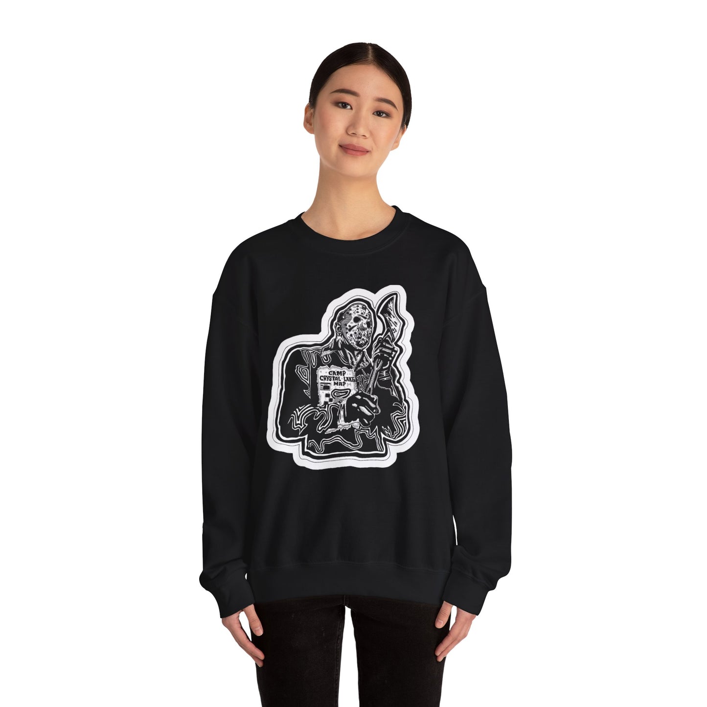 "Map" Inktober 2023 Unisex Heavy Blend™ Crewneck Sweatshirt