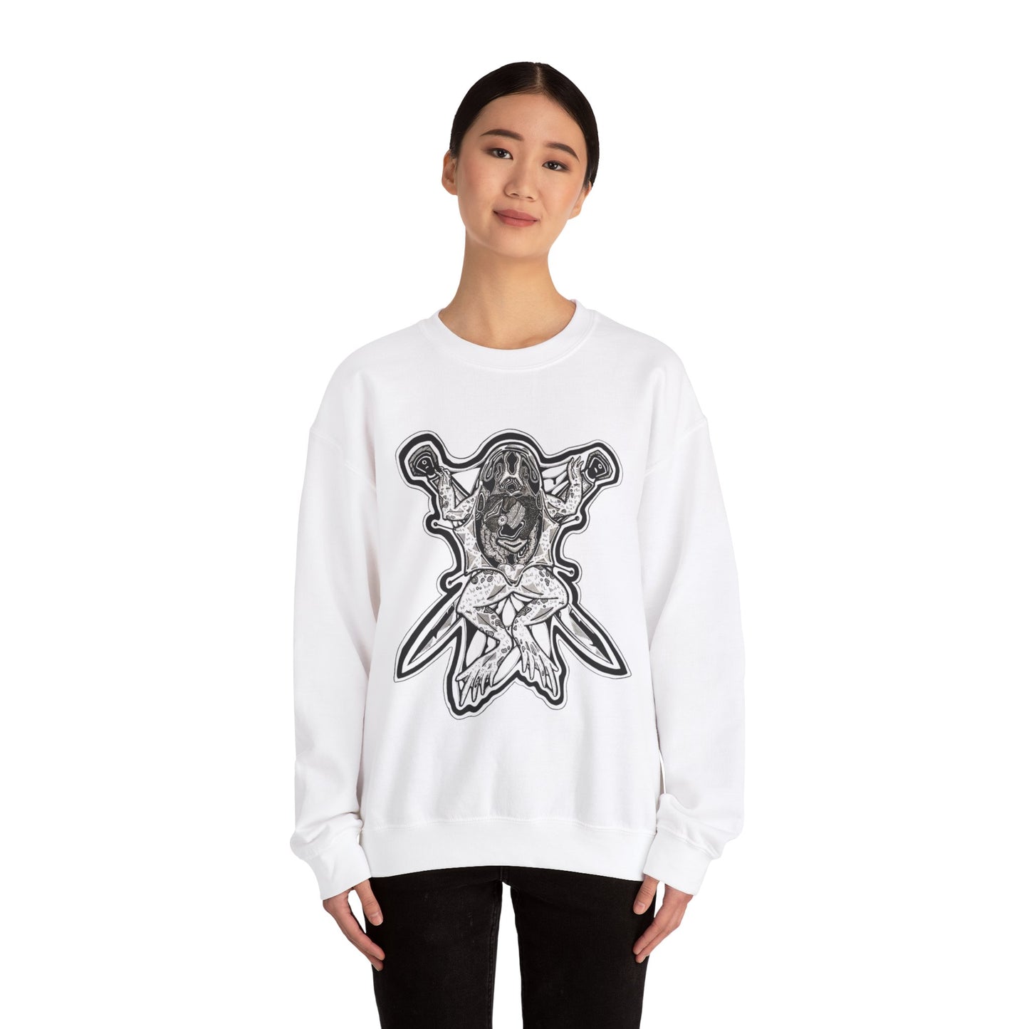 "Toad" Inktober 2023 Unisex Heavy Blend™ Crewneck Sweatshirt