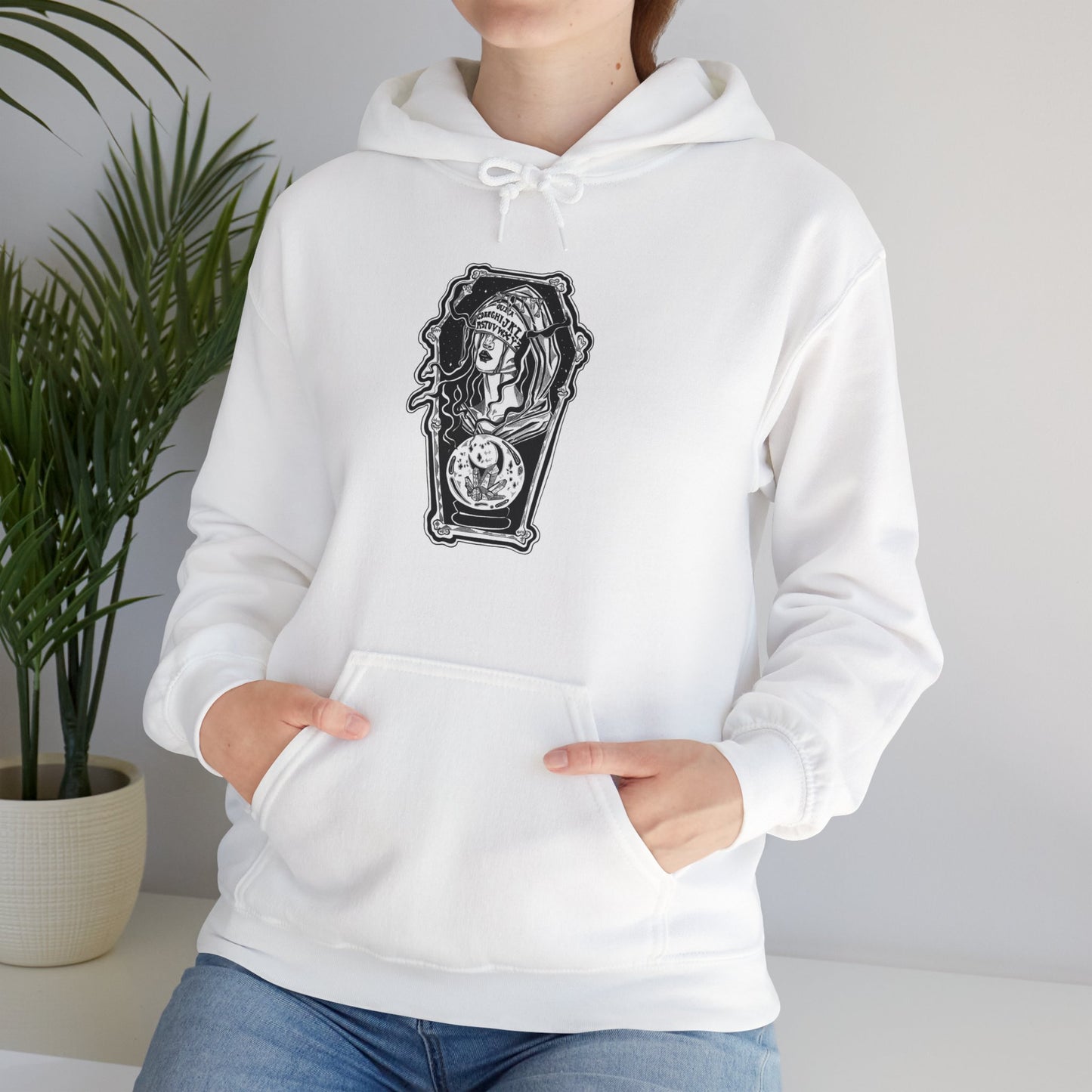 "Fortune" Inktober 2023 Unisex Heavy Blend™ Hooded Sweatshirt