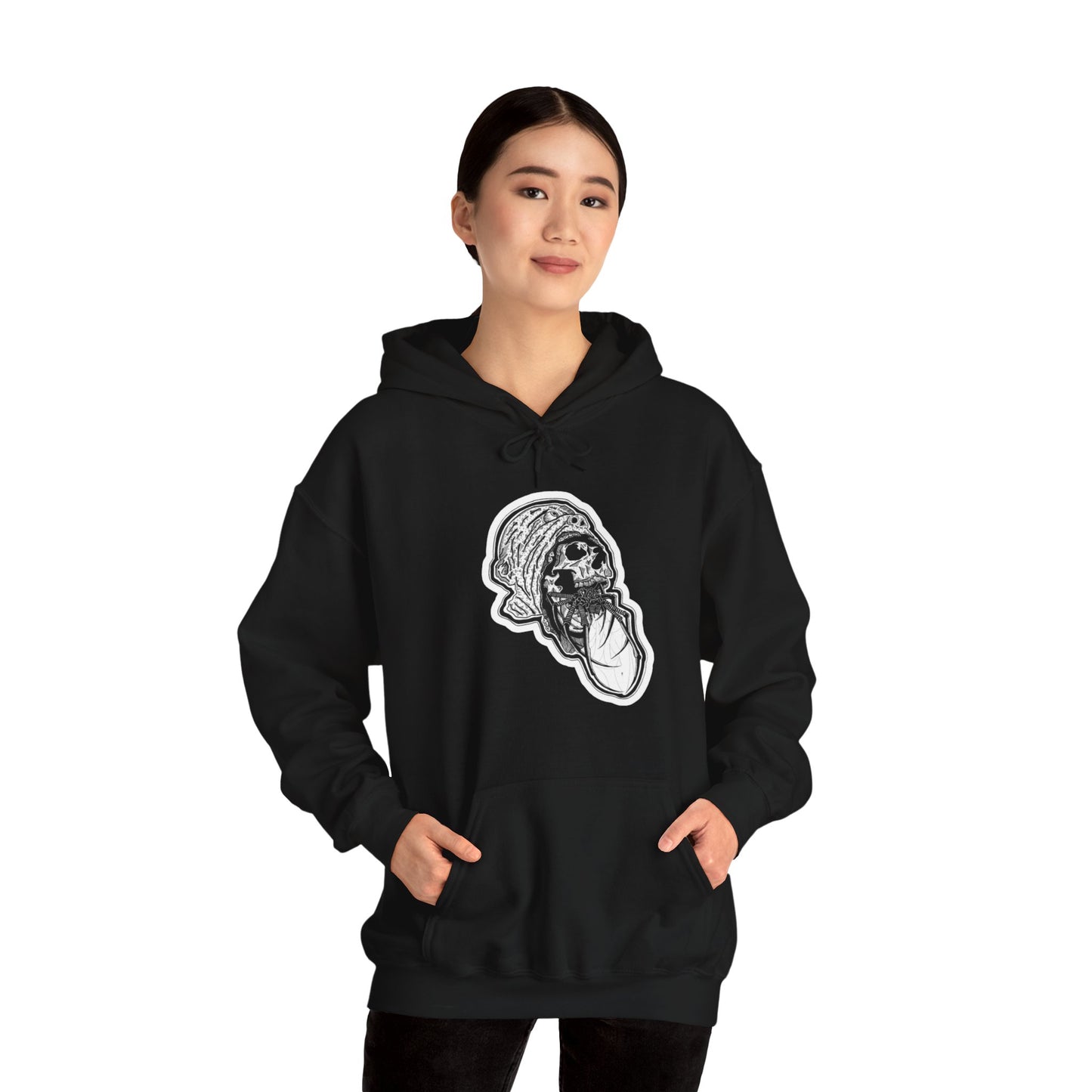 "Spider" Inktober 2023 Unisex Heavy Blend™ Hooded Sweatshirt