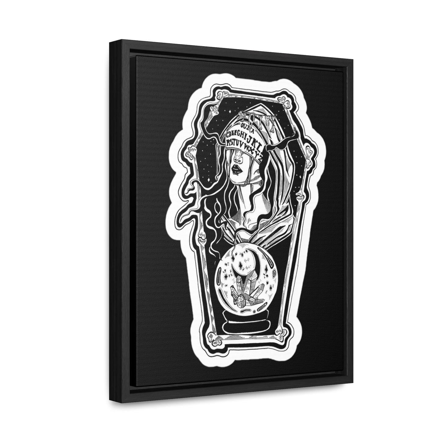 "Fortune" Inktober 2023 Gallery Canvas Wraps, Vertical Frame