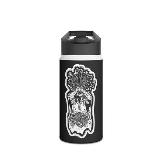 "Dream" Inktober 2023 Stainless Steel Water Bottle, Standard Lid