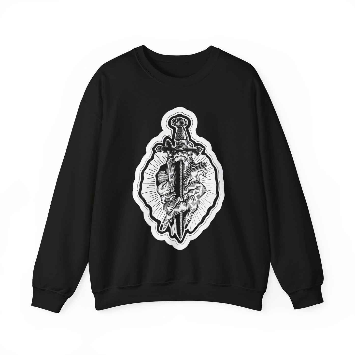 "Dagger" Inktober 2023 Unisex Heavy Blend™ Crewneck Sweatshirt