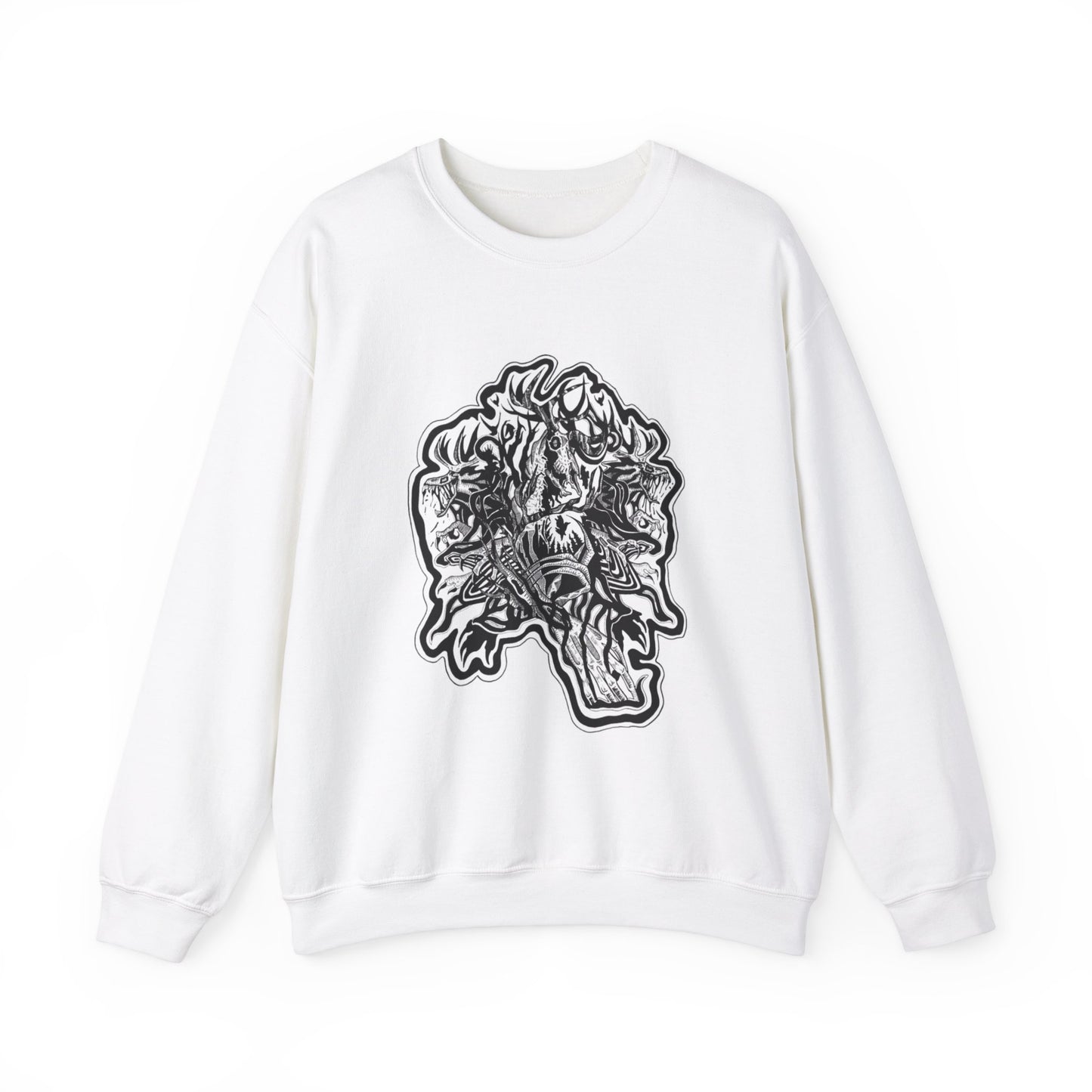 "Path" Inktober 2023 Unisex Heavy Blend™ Crewneck Sweatshirt