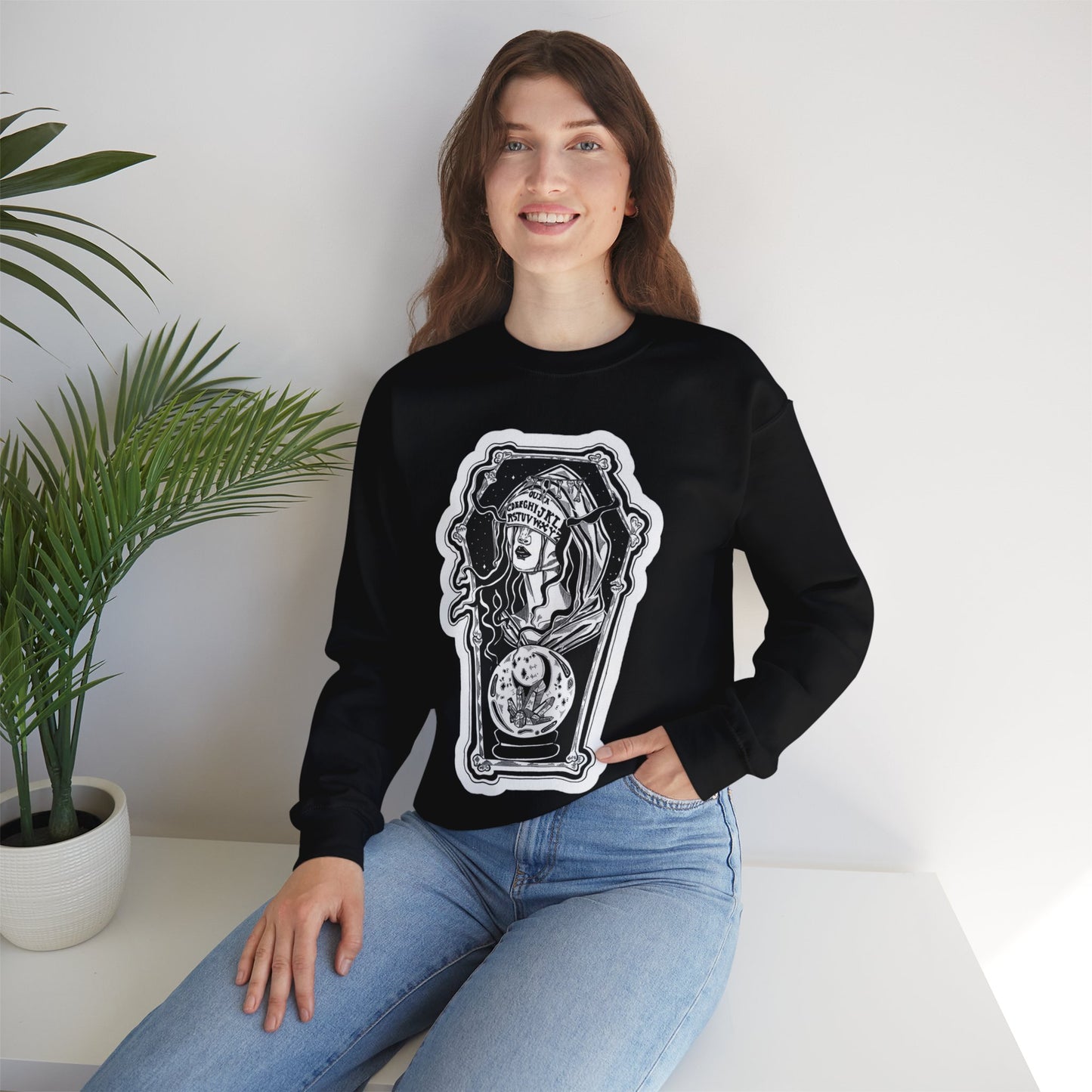 "Fortune" Inktober 2023 Unisex Heavy Blend™ Crewneck Sweatshirt