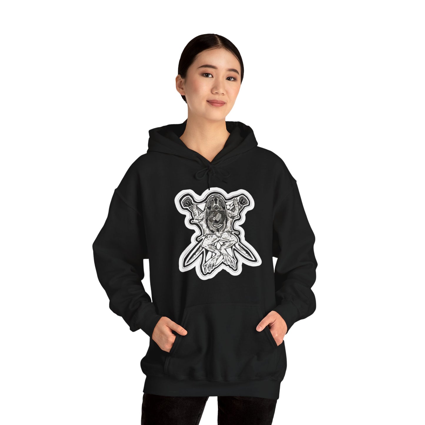 "Toad" Inktober 2023 Unisex Heavy Blend™ Hooded Sweatshirt