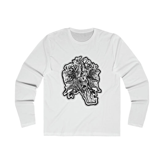 "Path" Inktober 2023 Men's Long Sleeve Crew Tee