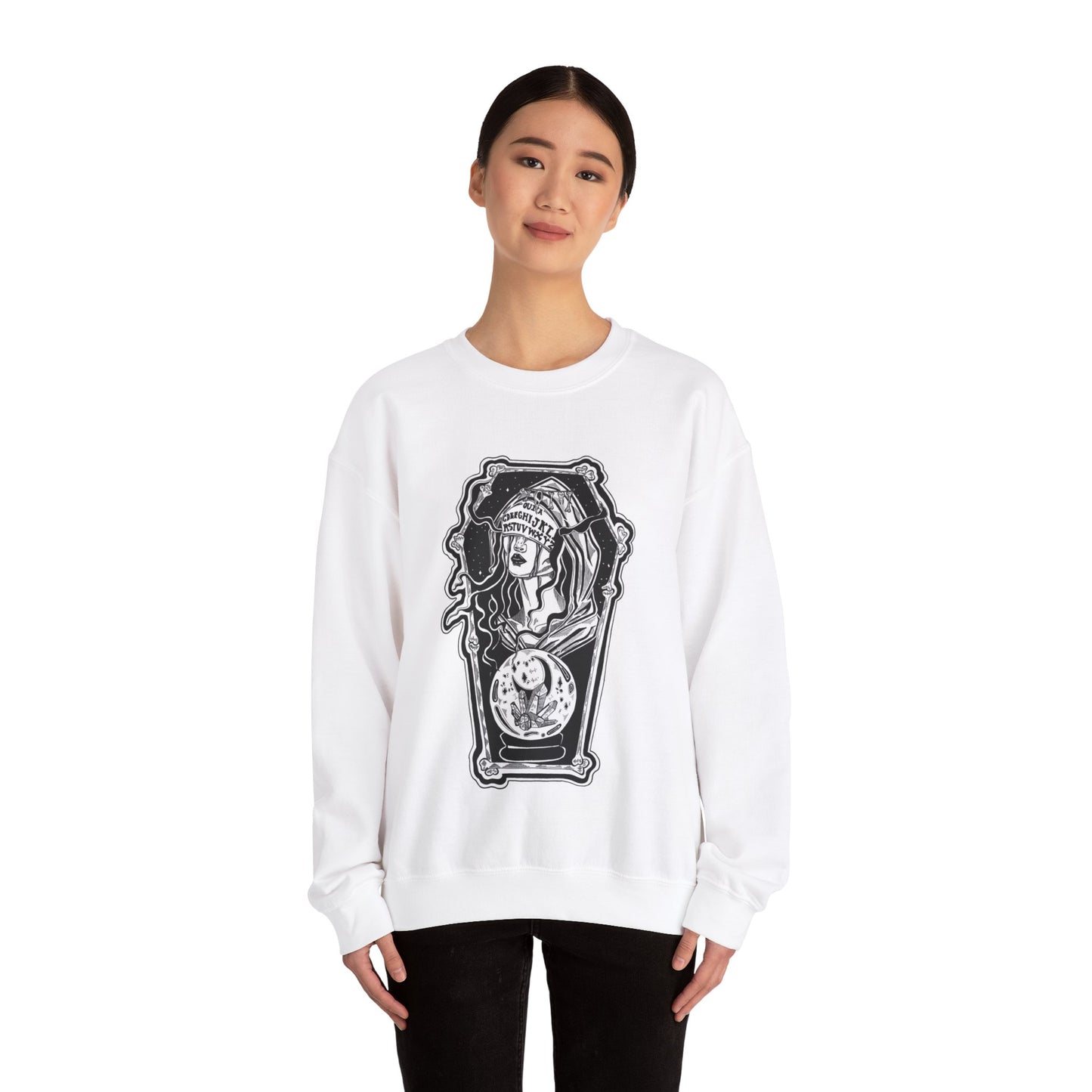 "Fortune" Inktober 2023 Unisex Heavy Blend™ Crewneck Sweatshirt