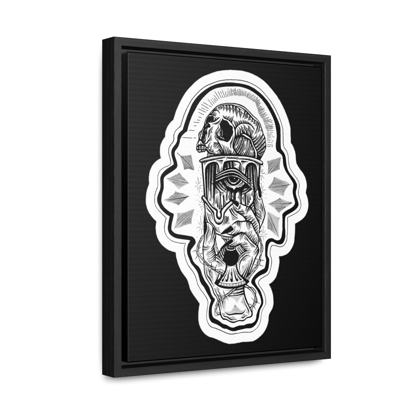 "Golden" Inktober 2023 Gallery Canvas Wraps, Vertical Frame