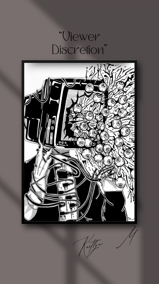 "Viewer Discretion" Art Print