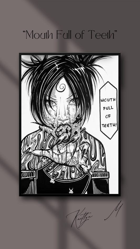 "Mouth Full of Teeth" Art Print