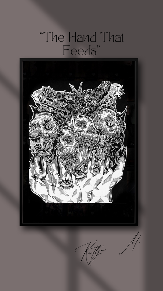 "The Hand That Feeds" Art Print