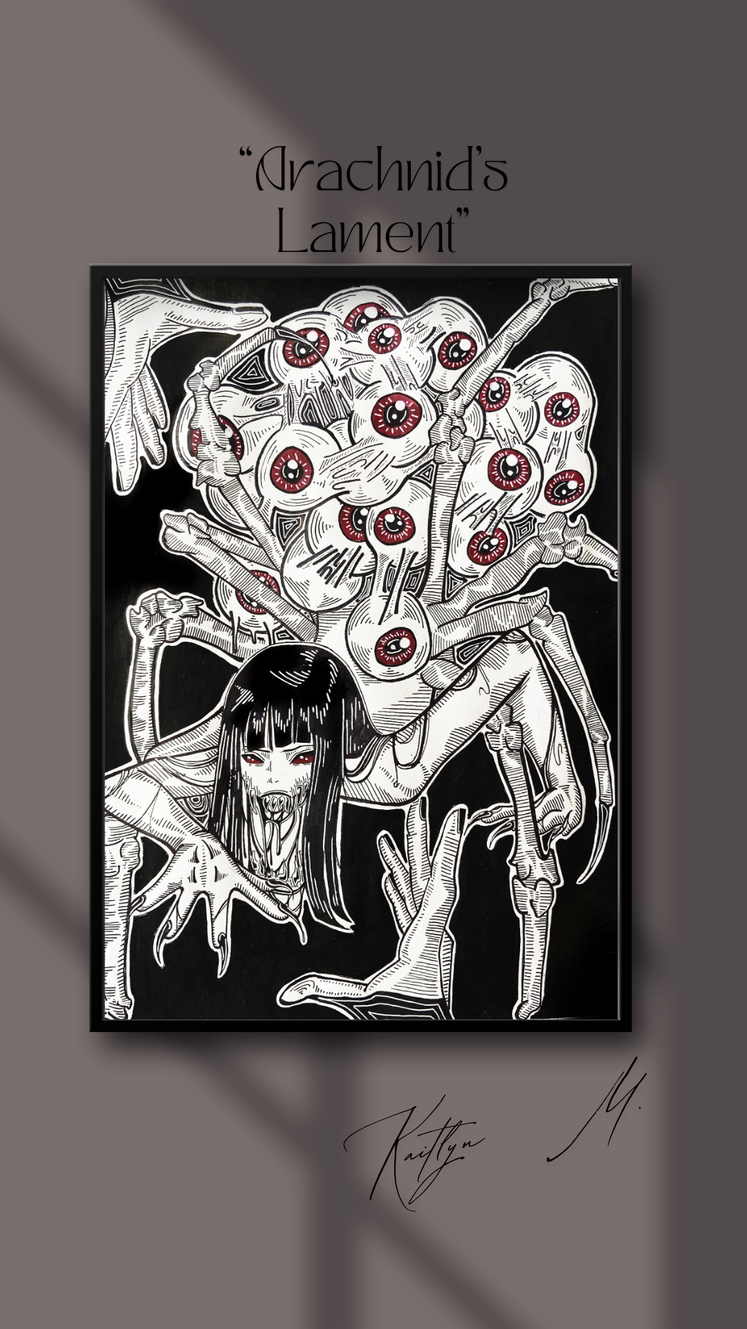 "Arachnid's Lament" Art Print
