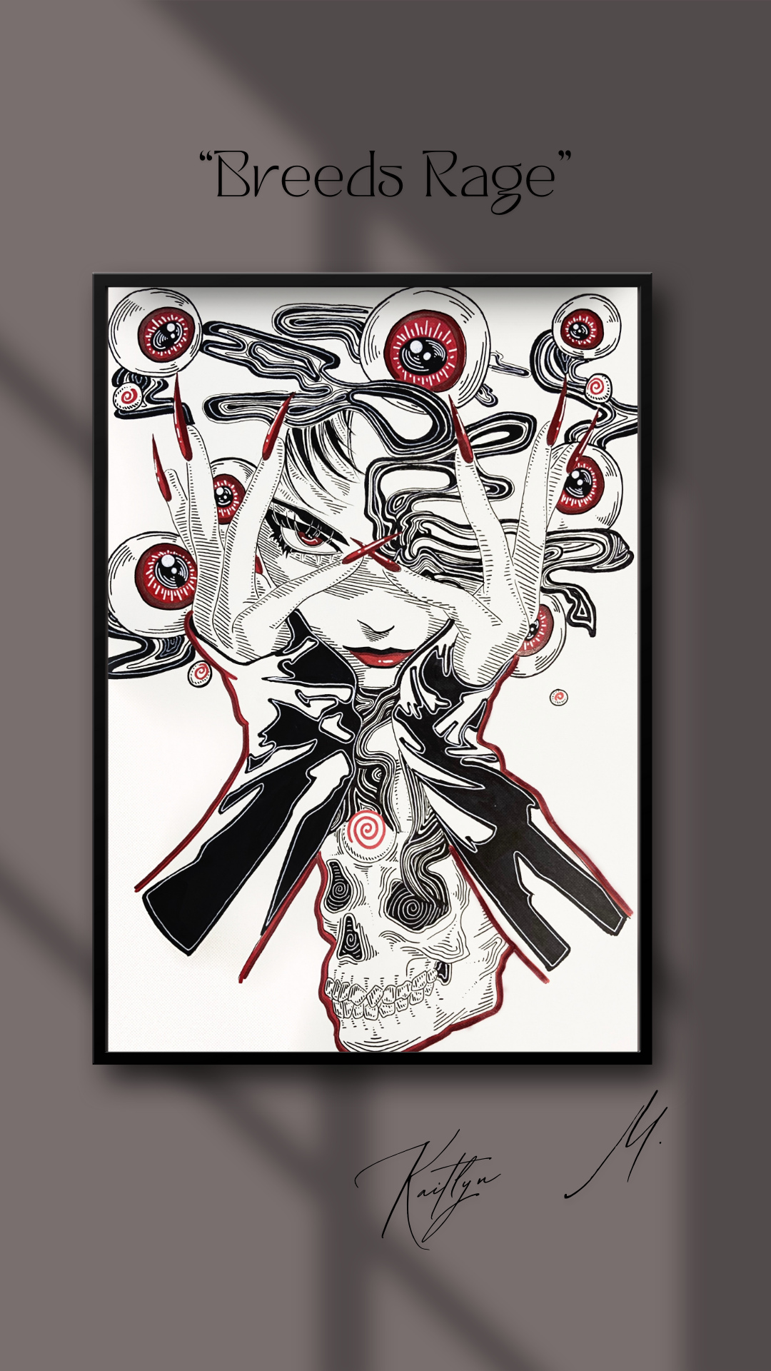 "Breeds Rage" Art Print