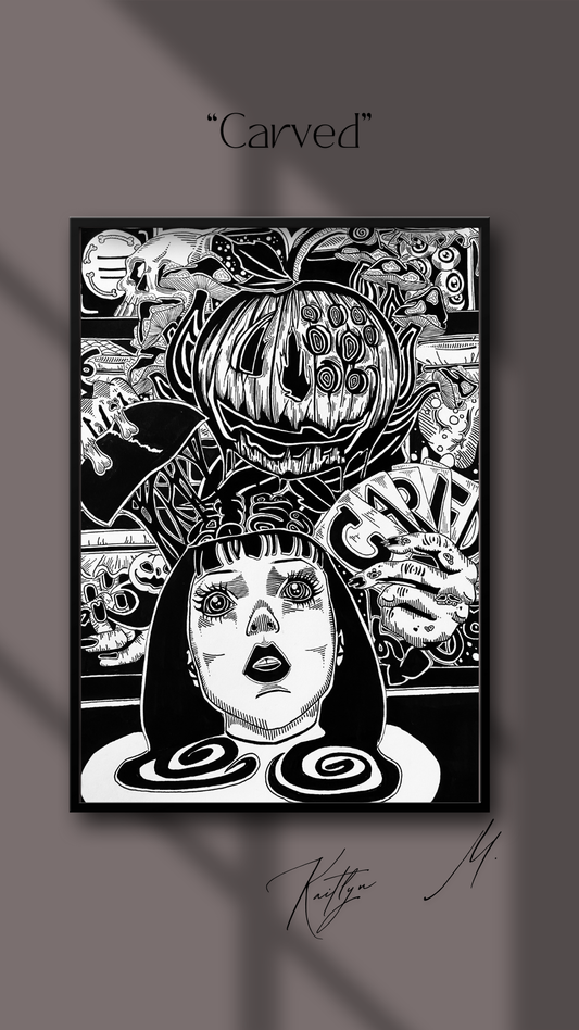 "Carved" Art Print